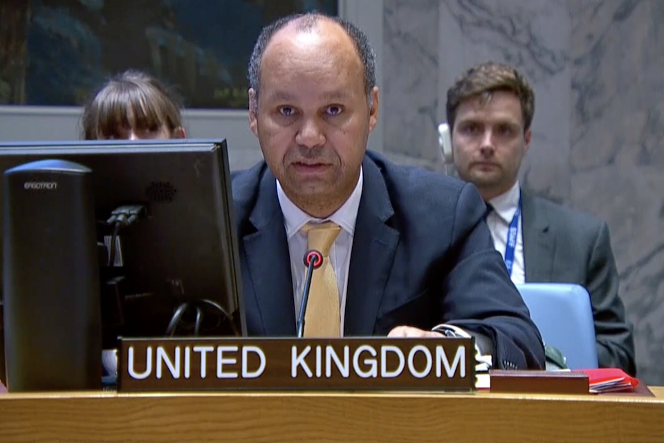 Посол Джеймс Кариуки в Совете Безопасности ООН