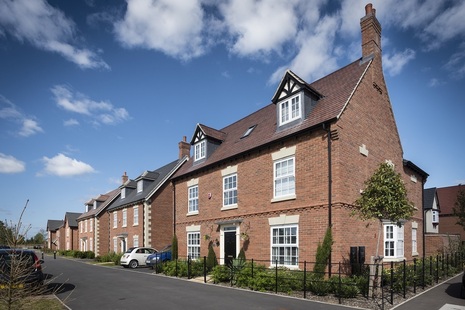 Image of a housing development in Houlton, Rugby.