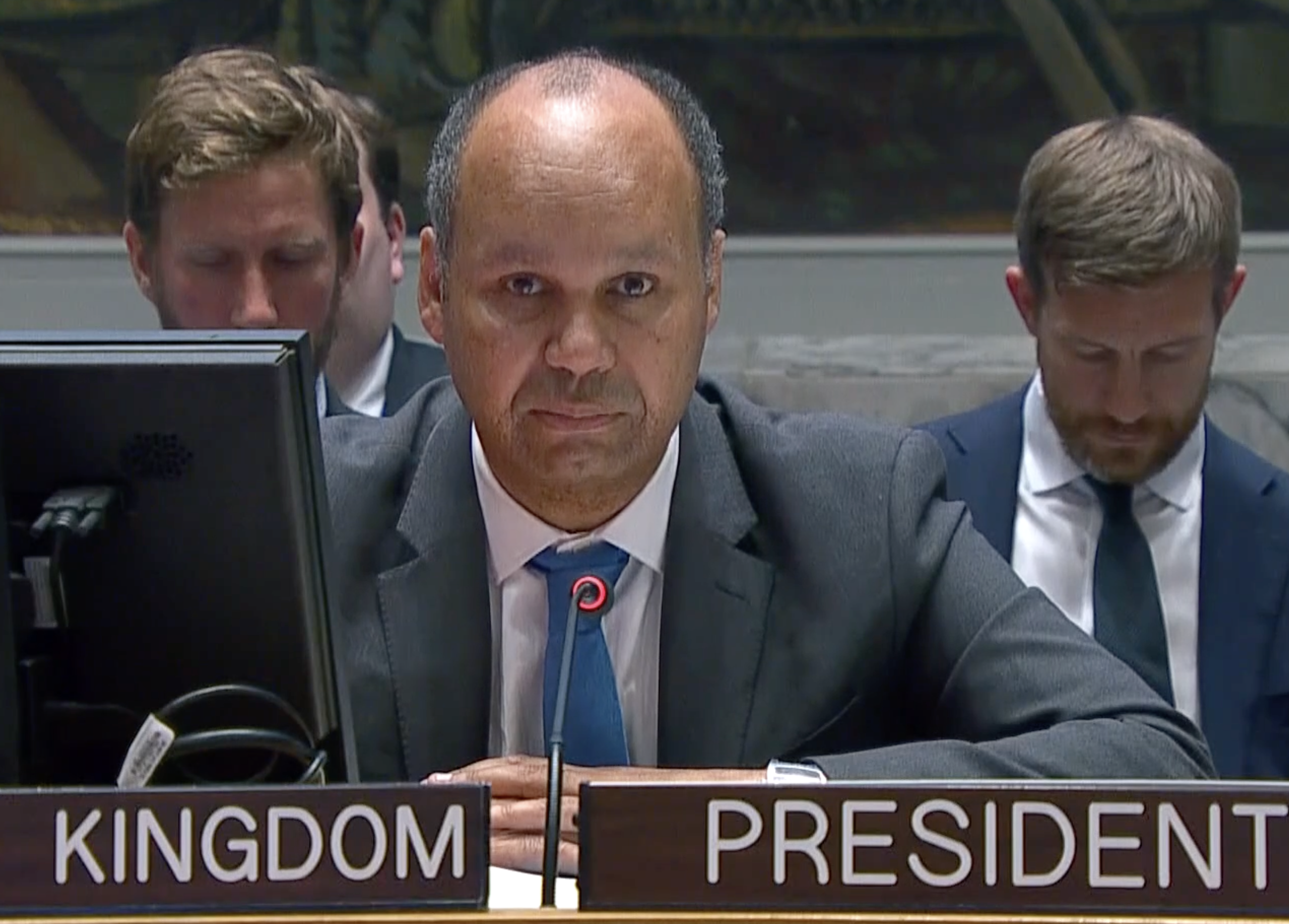 Посол Джеймс Кариуки выступает в Совете Безопасности ООН