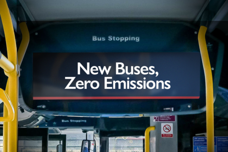 New buses, zero emissions.