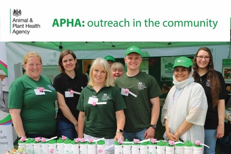 Image of APHA Science team at an event