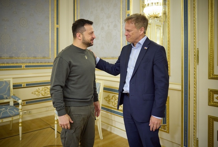 Defence Secretary Grant Shapps met President Zelenskyy in Kyiv