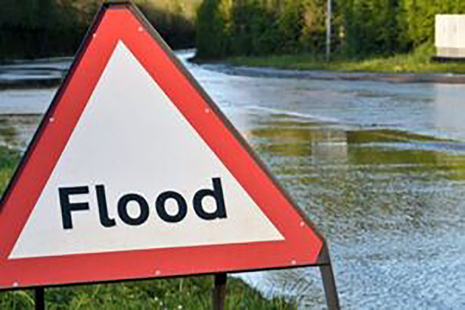 Flooding sign
