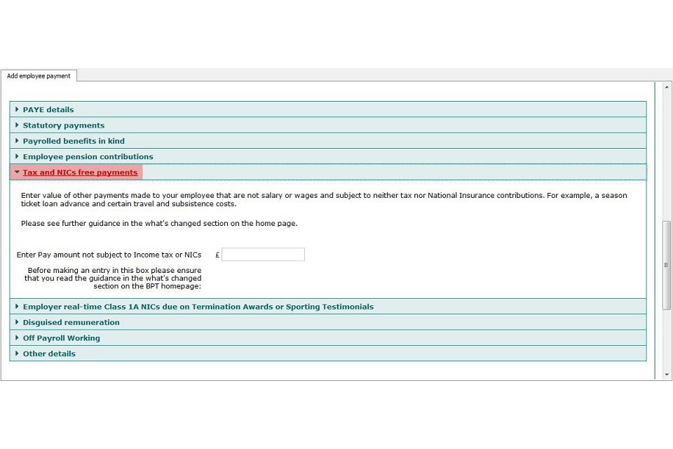Basic Paye Tools User Guide Gov Uk
