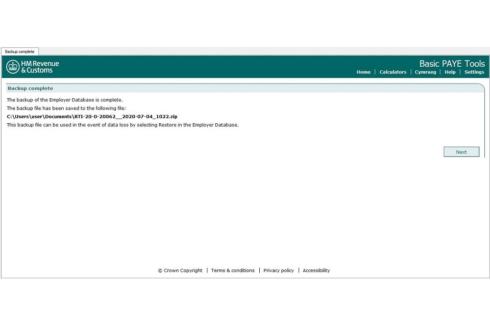 Basic Paye Tools User Guide Gov Uk