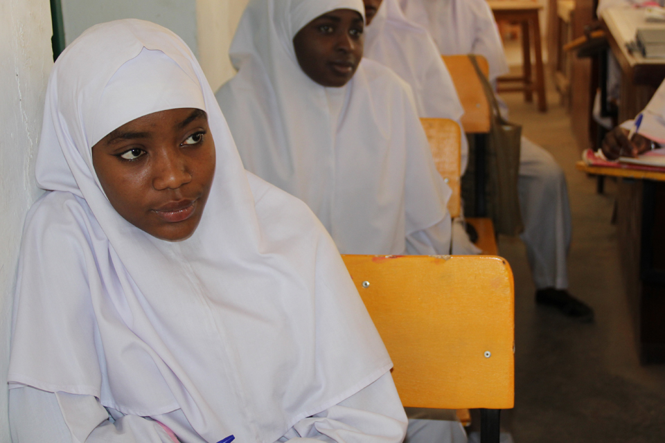 Star student: Satarau wants to become a midwife to save womens' and babies' lives. Picture: Lindsay Mgbor/DFID