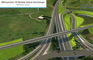 Image showing how the link road may look