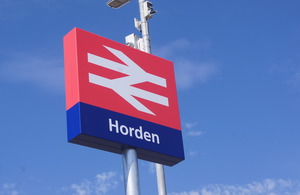 Horden Station sign