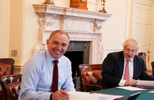 Picture of Mark Sedwill and Prime Minister Boris Johnson