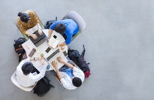 An image of people studying together.