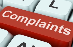 Complaints keyboard key