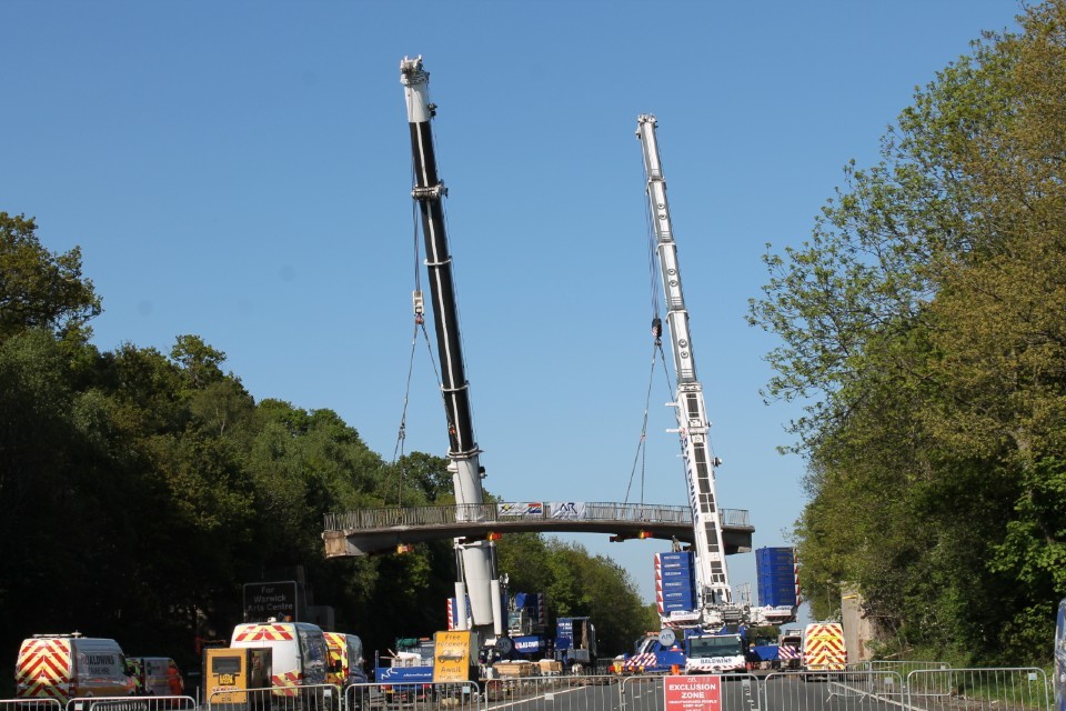 New footbridge to reunite Warwickshire communities 