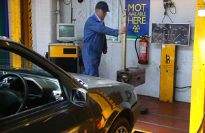 Read the VOSA publish MOT garage contact list article