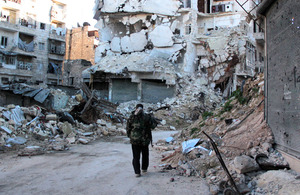 Aleppo, Karm al Jabal. This neighborhood is next to Al Bab and has been under siege for 6 months, 4 March 2013. Credit: Basma