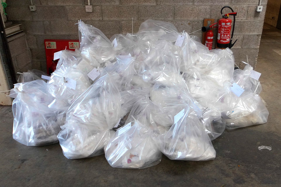 £14million of cocaine and amphetamines seized by Border Force GOV.UK