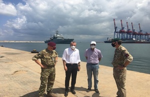 Lieutenant General Sir John Lorimer in Beirut