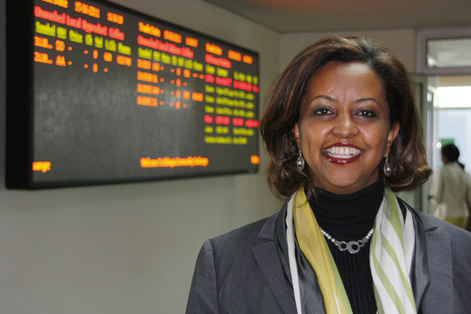 Dr Eleni Gabre-Madhin, CEO of the Ethiopia Commodity Exchange. Picture: Pete Lewis/DFID