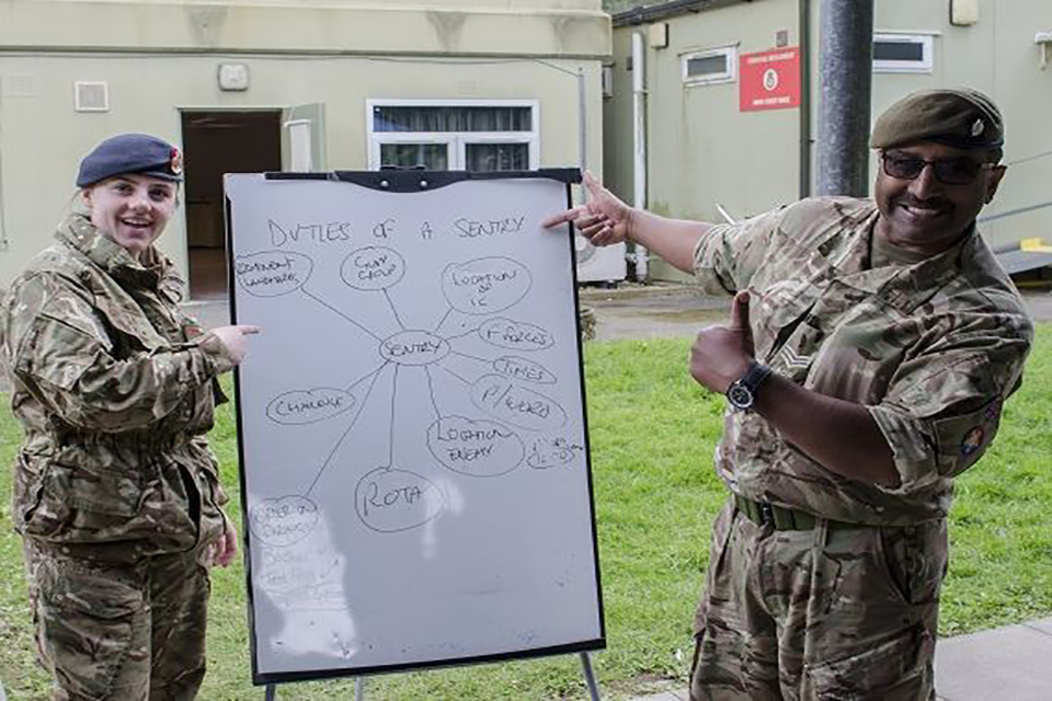 Cadet Force Adult Volunteer Kal Singh.
