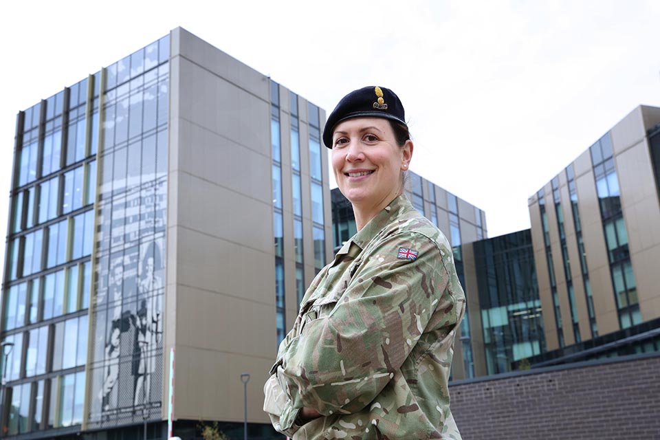 Reservist Helen Haigh.