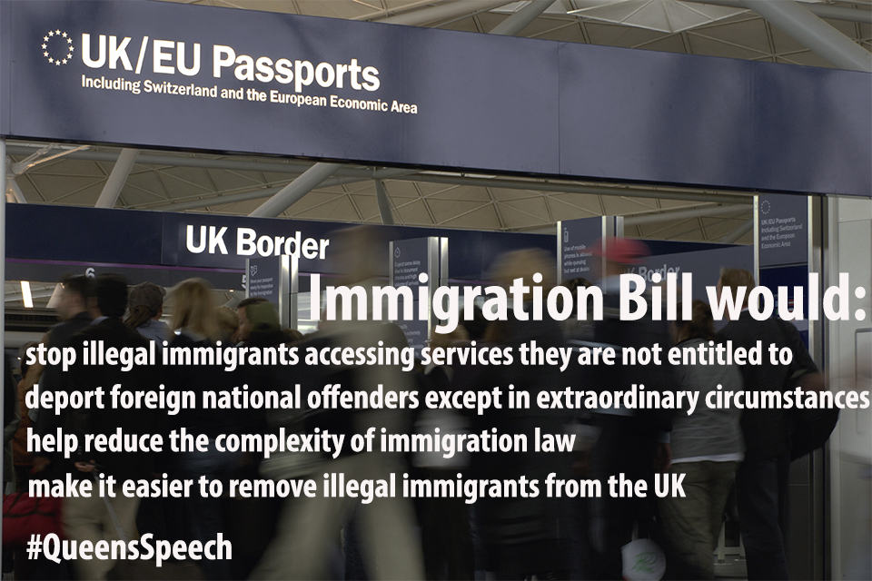 Queens Speech Immigration And Crime Measures Announced Govuk