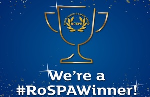 Graphic of RoSPA Safety Awards logo