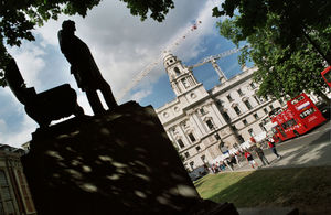 View of HMRC office in London