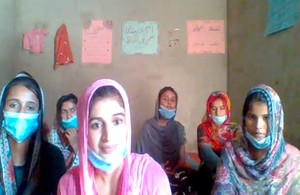 Virtual visit to girls' school