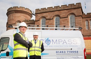 Minister Duguid at Inverness Castle