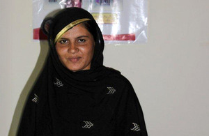 Kausar, 25, will vote for the first time in the elections. Picture: DFID Pakistan