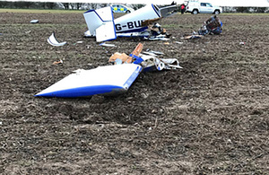 G-BUDW Accident site