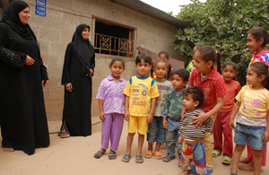 Nariman and Reem have enough food to feed their children. Picture: Karl Schembri/Oxfam