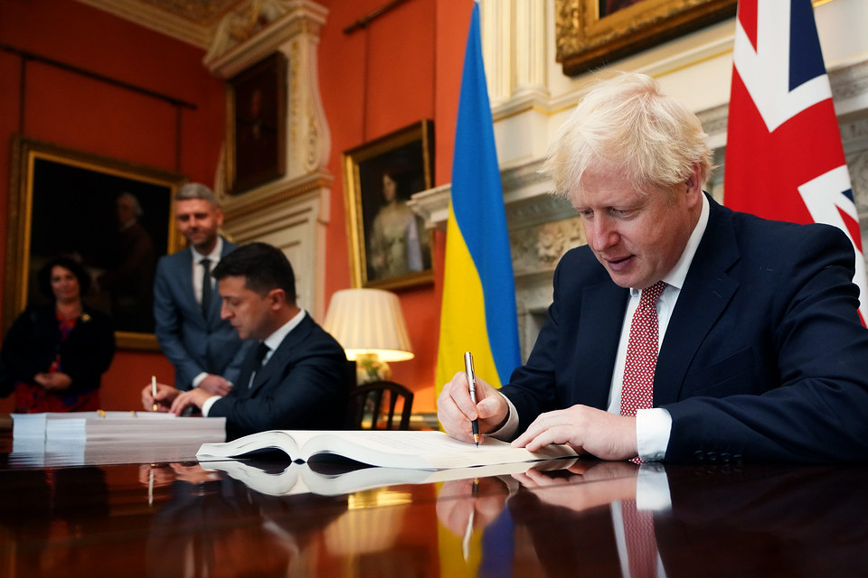 UK and Ukraine sign Political, Free Trade and Strategic Partnership Agreement - GOV.UK