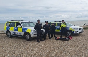 CNC officers with colleagues from Kent Police