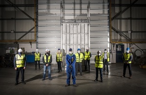 Line up of employees at Bendalls Engineering Ltd based at Carlisle