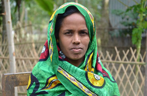 No longer hungry: Honufa is proud of her achievements. Picture: Chars Livelihood Programme