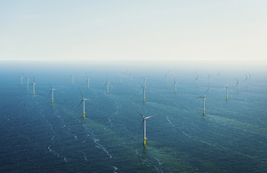 Wind farms in north sea