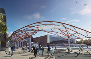 Image of potential look of Stoke on Trent station.