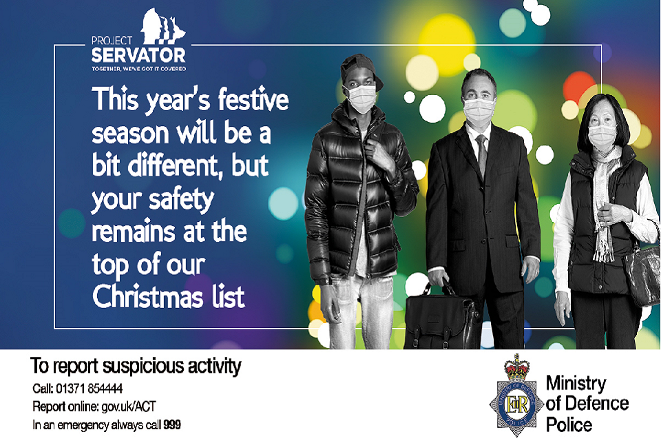 Project Servator festive message 