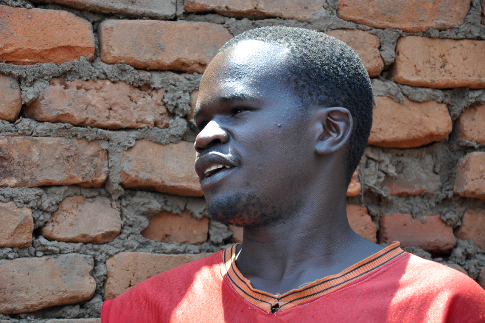 Obvious Mwalwanda was trained to build houses under safer construction guidelines. Picture: Shareefa Choudhury/DFID