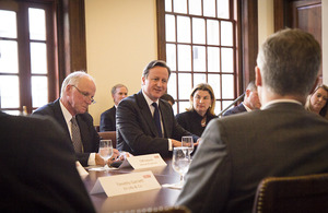 The PM hears from leaders from the life sciences industry.