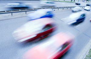 Cars on a motorway