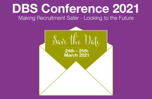 Decorative image that reads 'DBS Conference 2021, save the date'