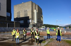 some of Magnox's new apprentices at Trawsfynydd Site.