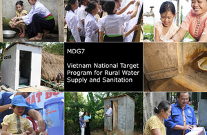 Various pictures of Vietnam water and sanitation projects