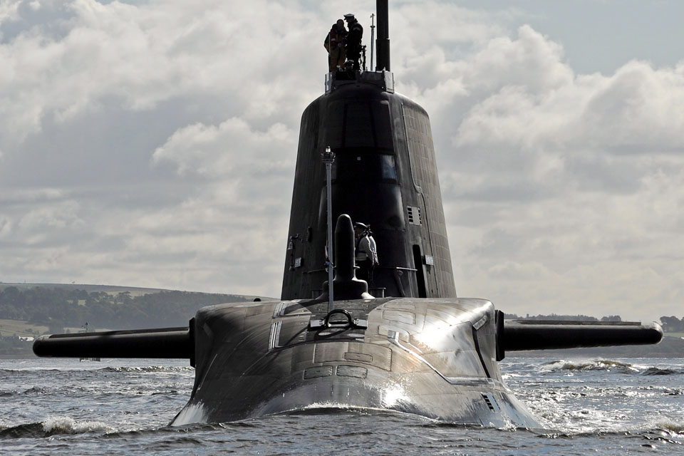 Astute class submarine HMS Ambush