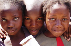 Zambia: Young girls From Chawama Basic School. Picture: USAID