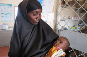 A mother holding her baby. Picture: David Orr/WFP