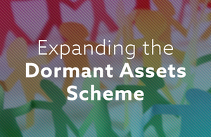 Expanding the Dormant Assets Scheme - paper people with white copy
