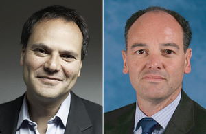 New Non-Executive Directors: Eric Salama (left) and Tim Robinson (right)