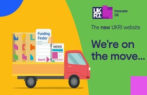 graphic for new UKRI website launch